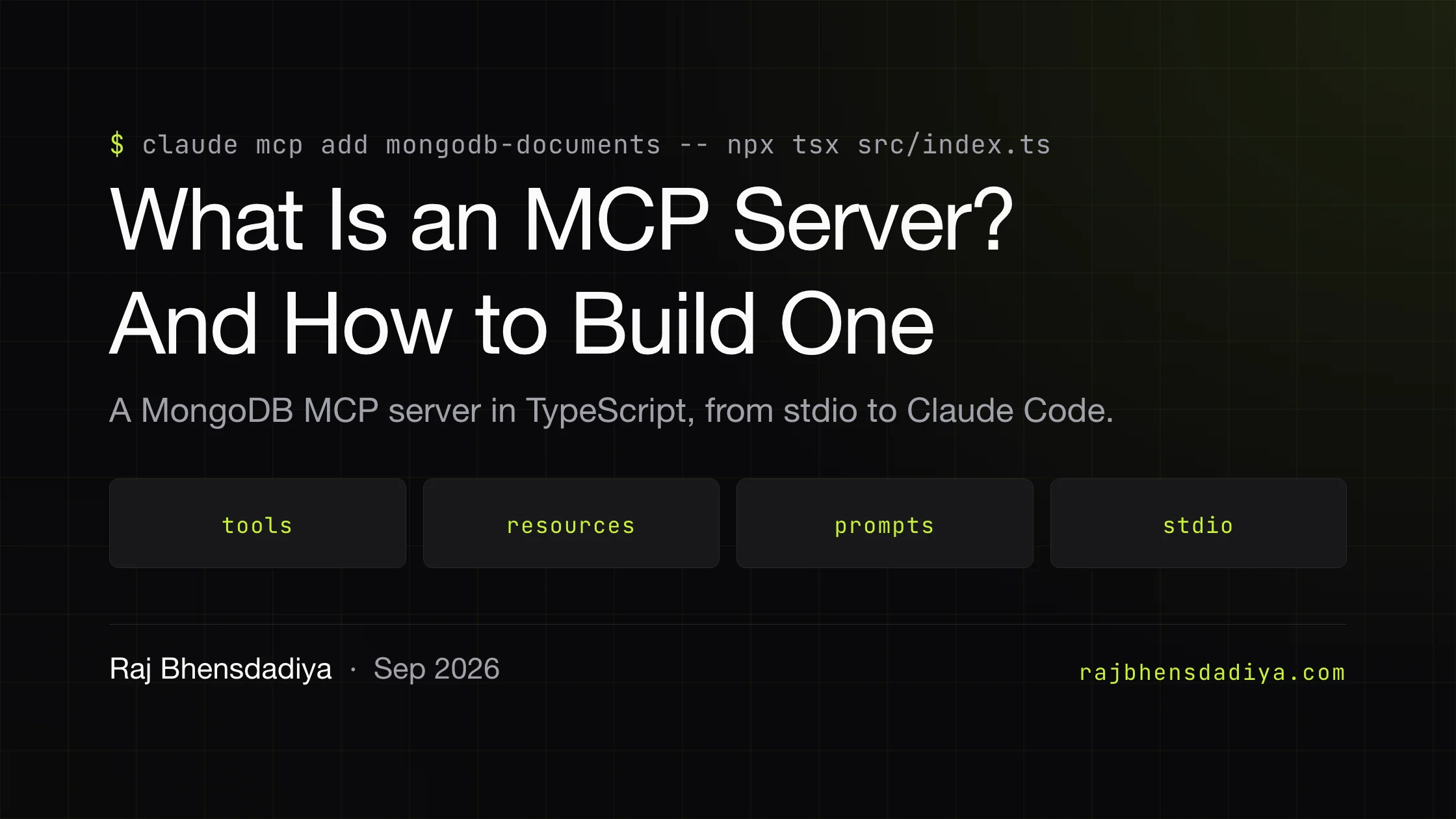 Cover illustration for the article: What Is an MCP Server? How It Works and How to Build One in TypeScript